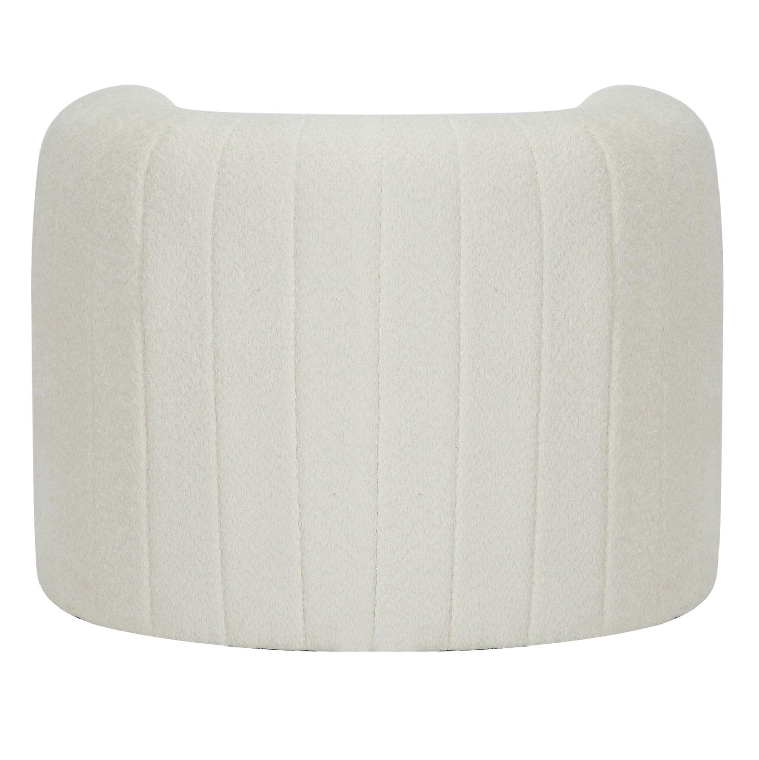 Кресло Райкър букле бял цвят