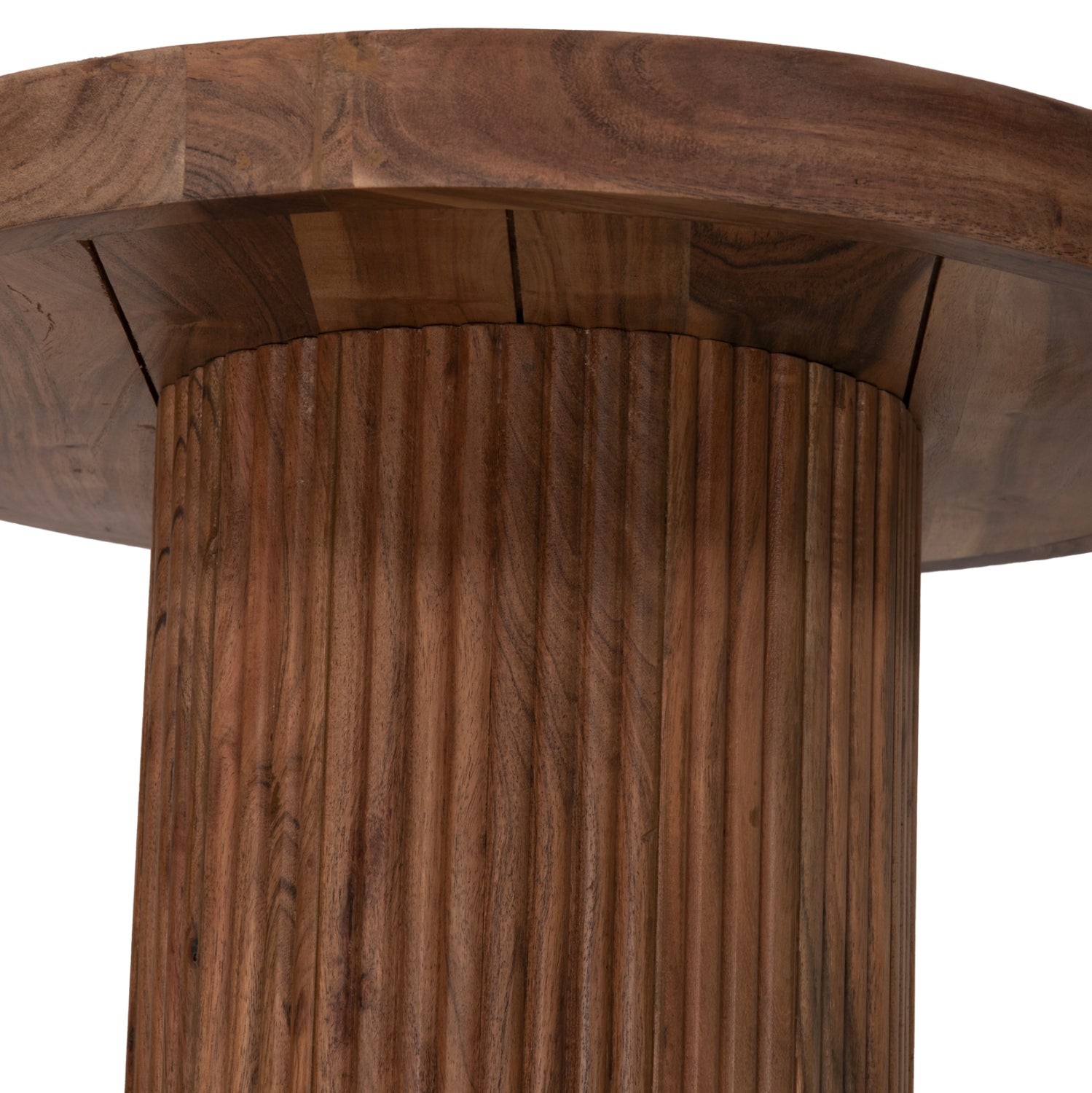 Странична маса  RAJJEH естествен цвят Φ50x60см