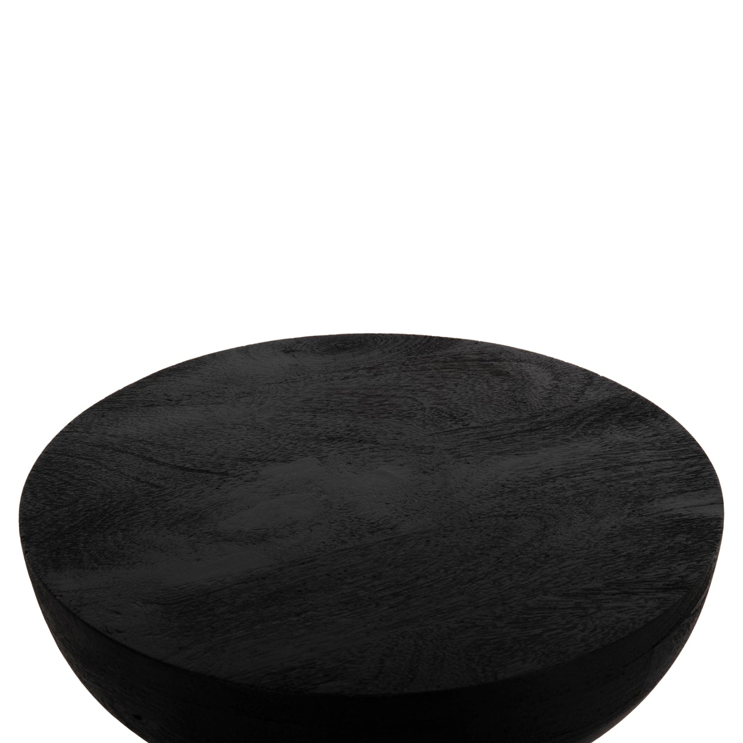 Табуретка  SCALLOP черен цвят  Φ35x45
