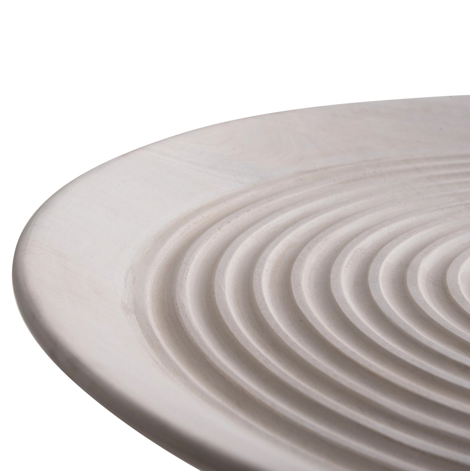 Странична маса  ROSS  бял цвят Φ45x48см