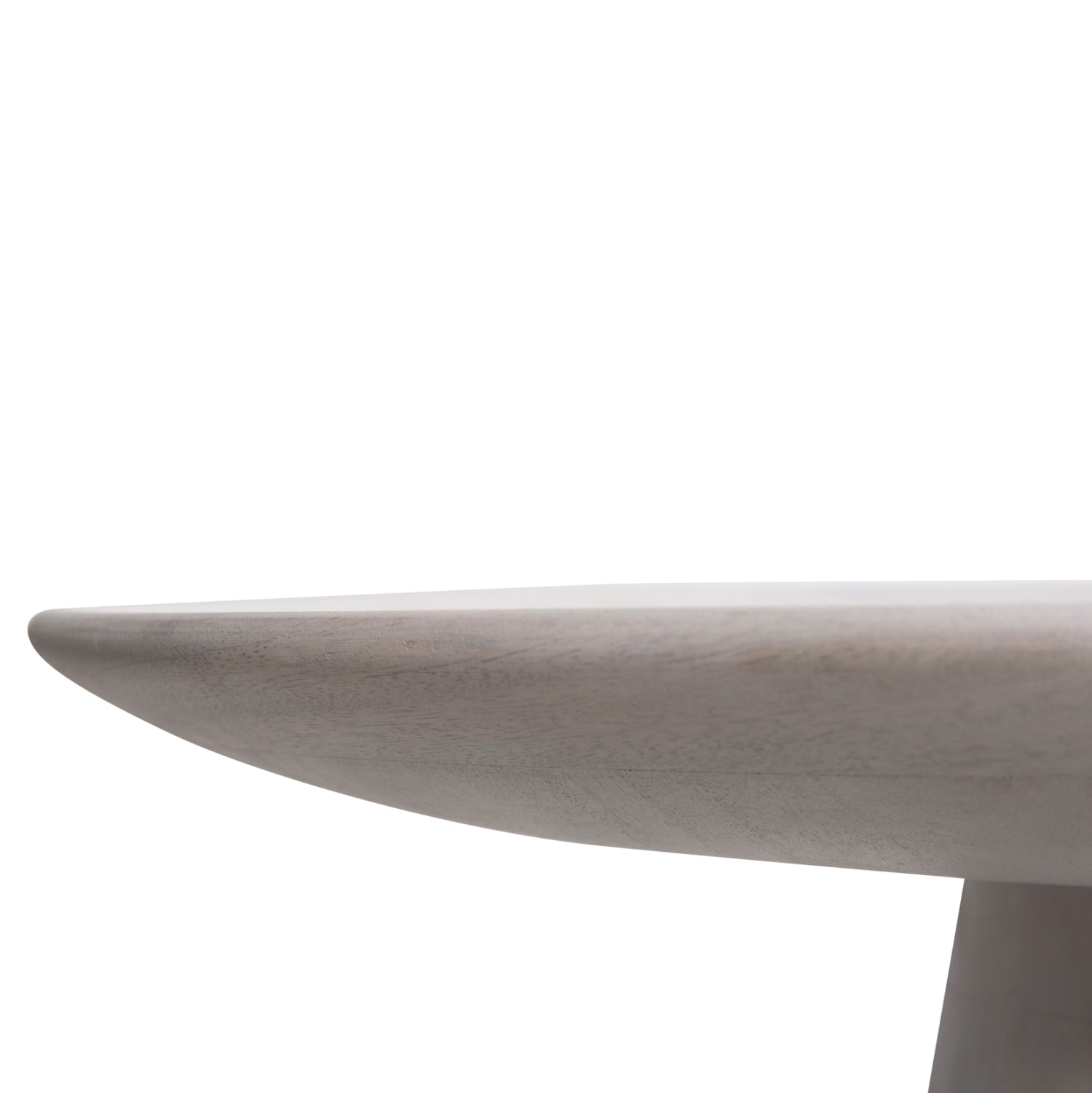 Странична маса  ROSS  бял цвят Φ45x48см