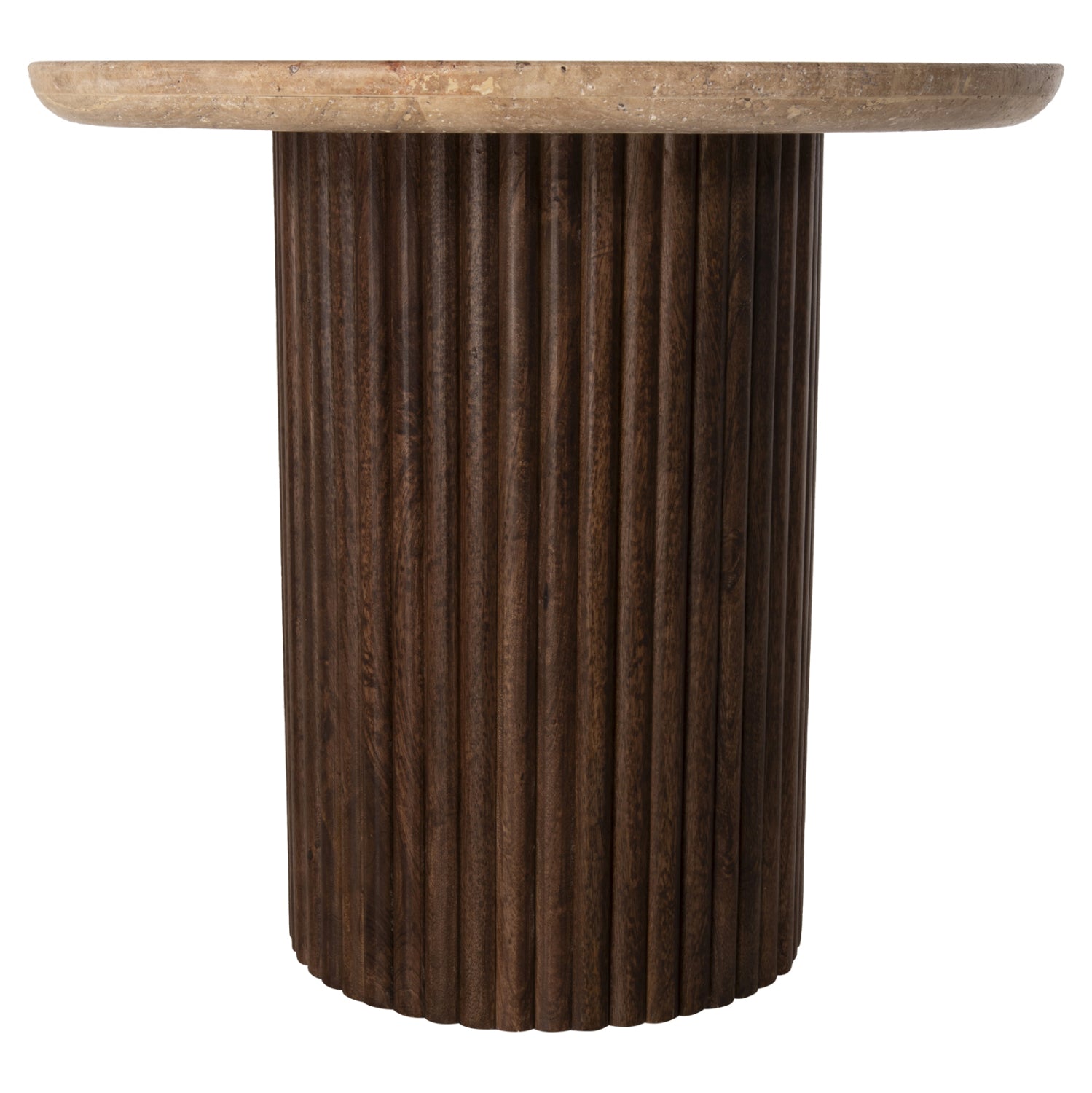 Холна маса  GLADYS кафяв цвят  Φ55x50см