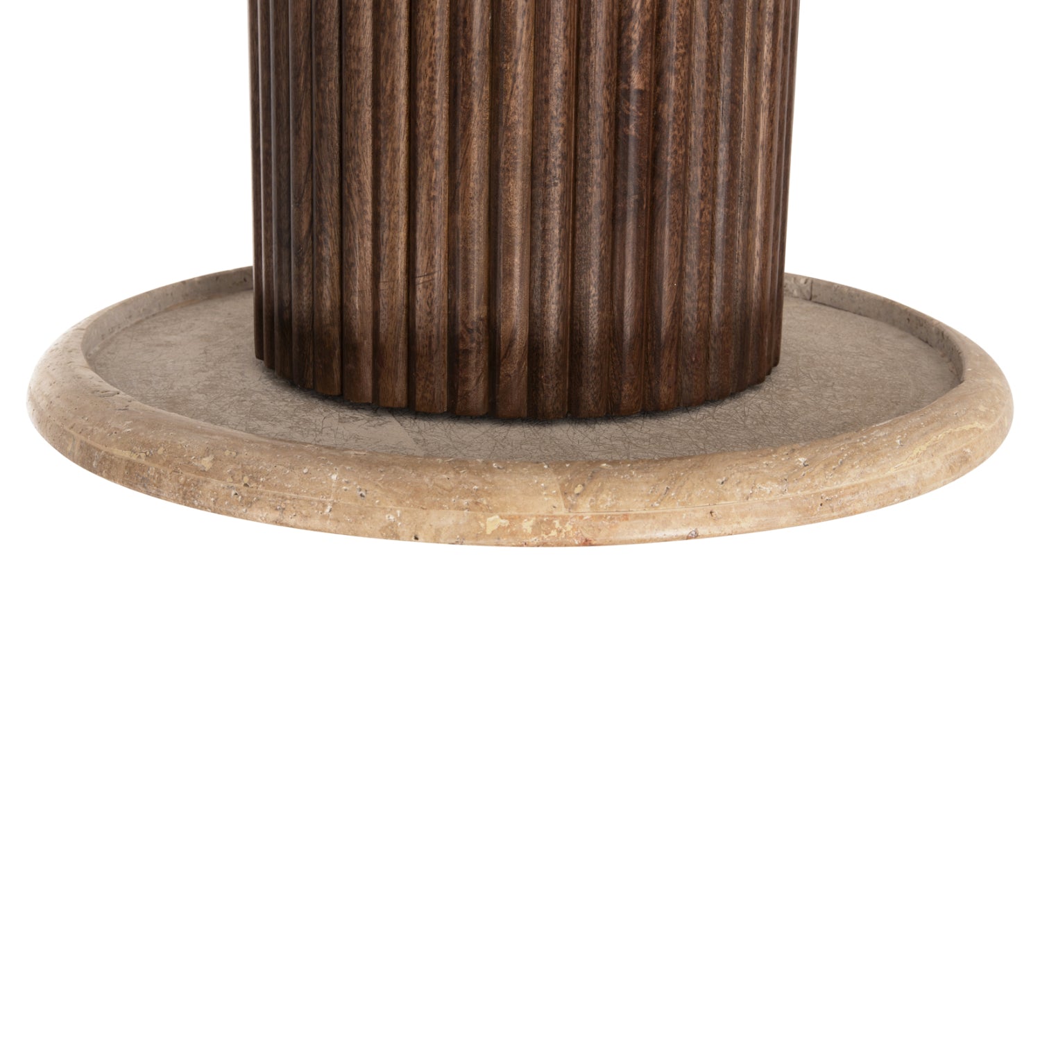 Холна маса  GLADYS кафяв цвят  Φ55x50см