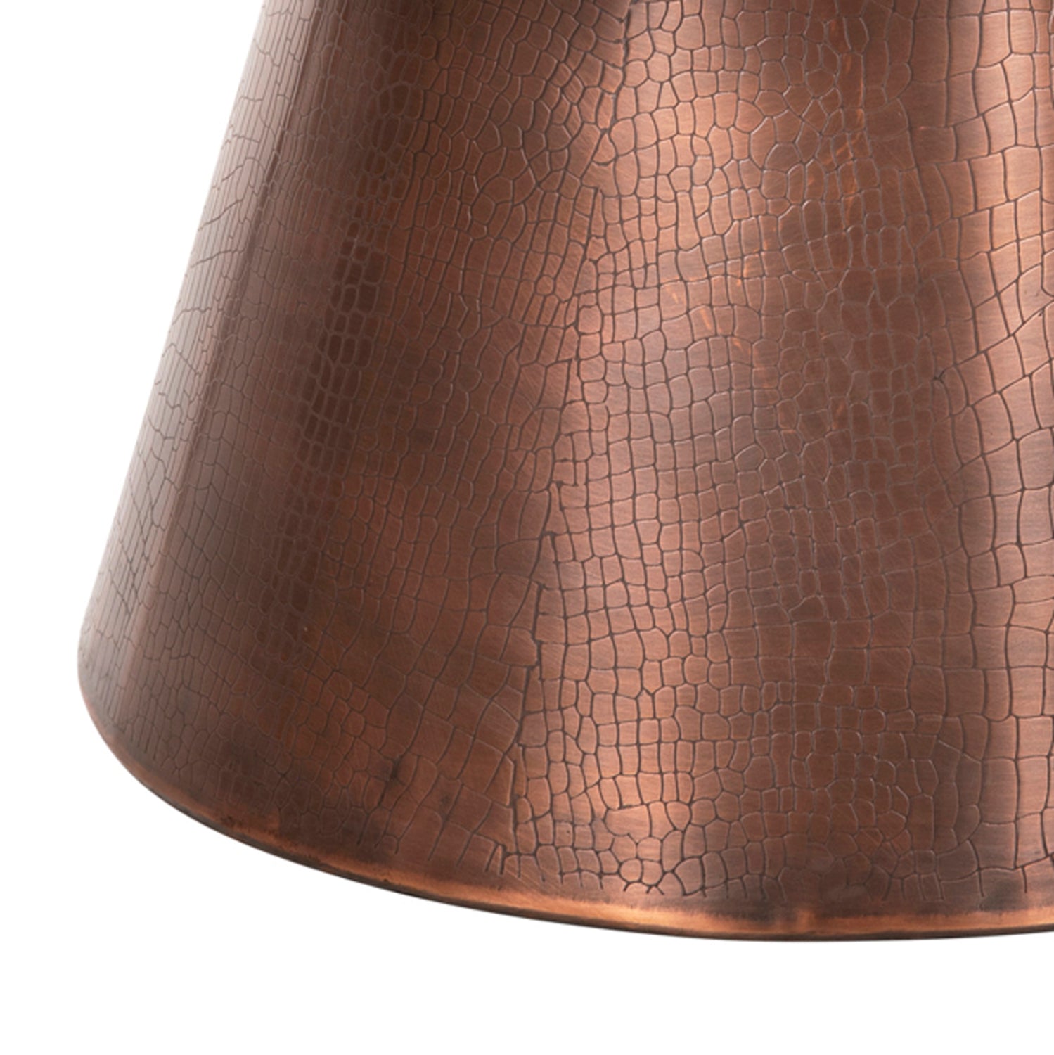 Холна маса FODEN цвят бял-меден Φ77x40Hсм