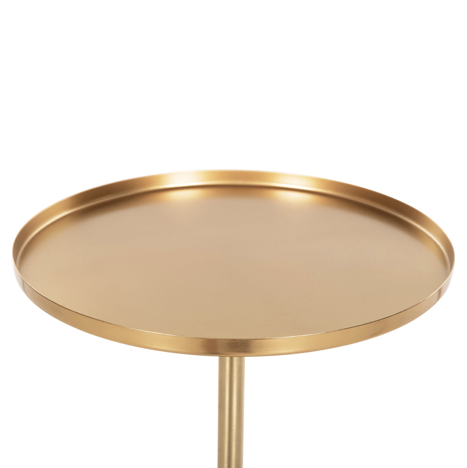 Странична маса Kappur орех-златист цвят Φ38x62Hcм