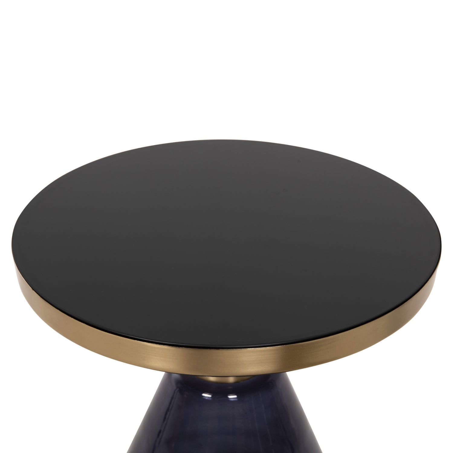 Помощна маса DEMMY   черен- лилав-златист цвят  Φ41x48Hcм