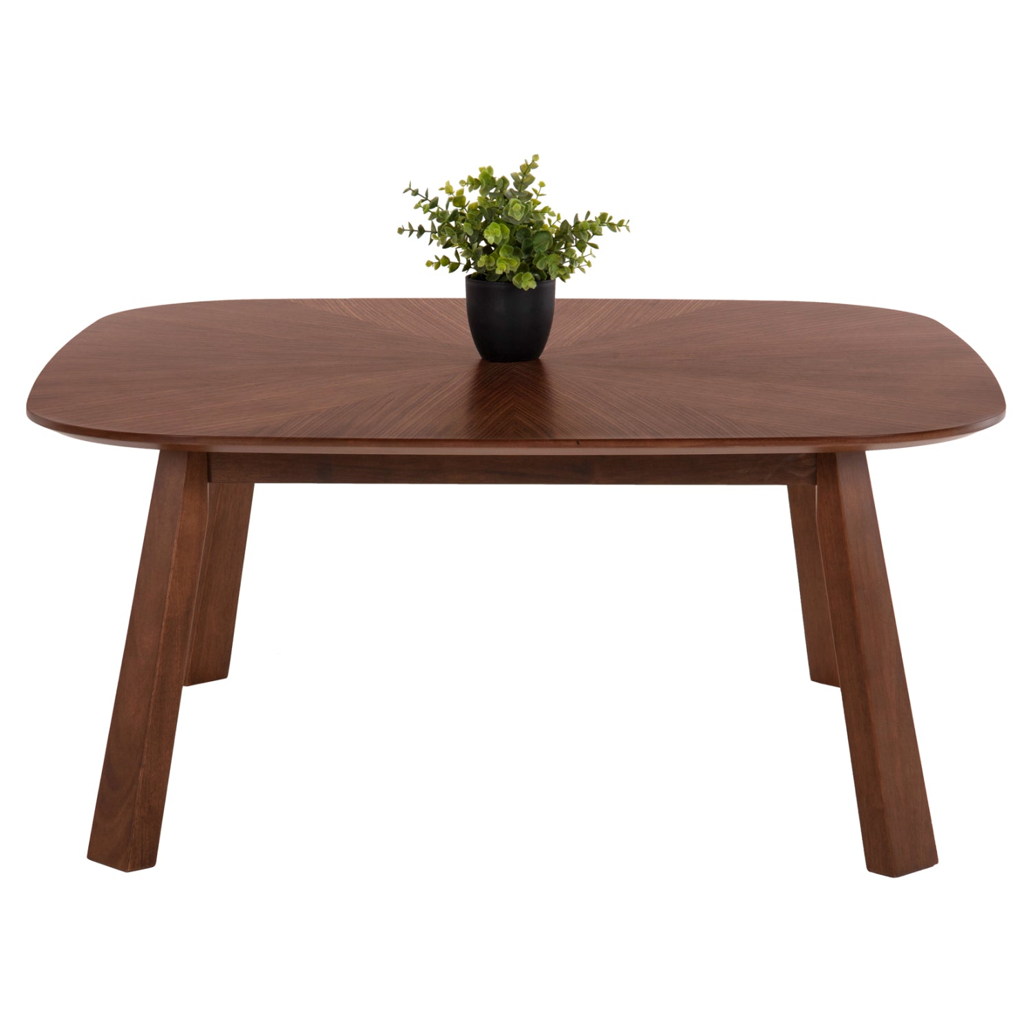 Холна маса RINER  цвят орех 100x100x45см