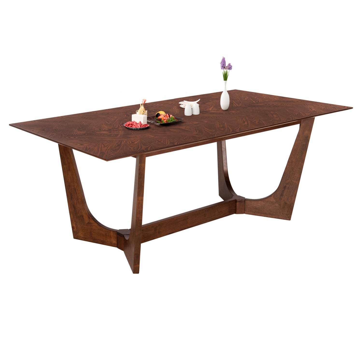 Маса трапезна RIMER  орех цвят  220X100x75см