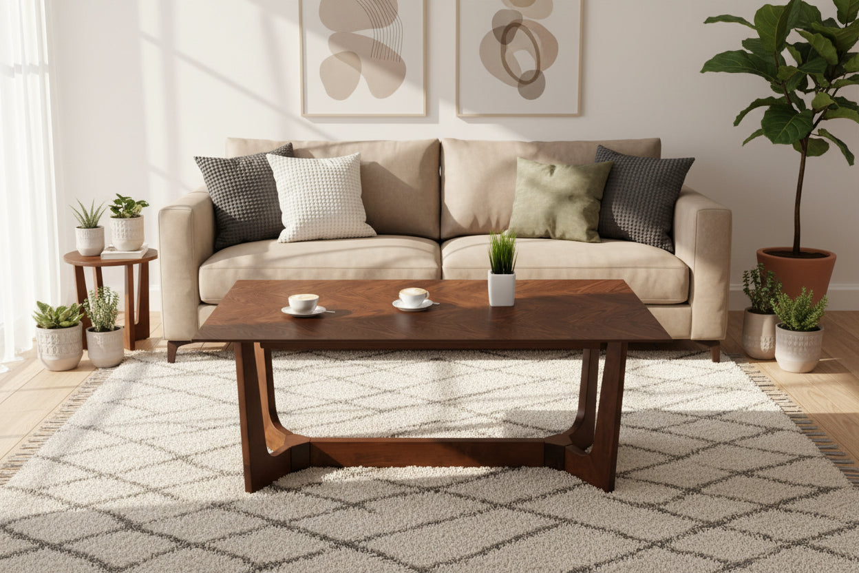 Холна маса  RIMER  орех цвят 120X60x45см