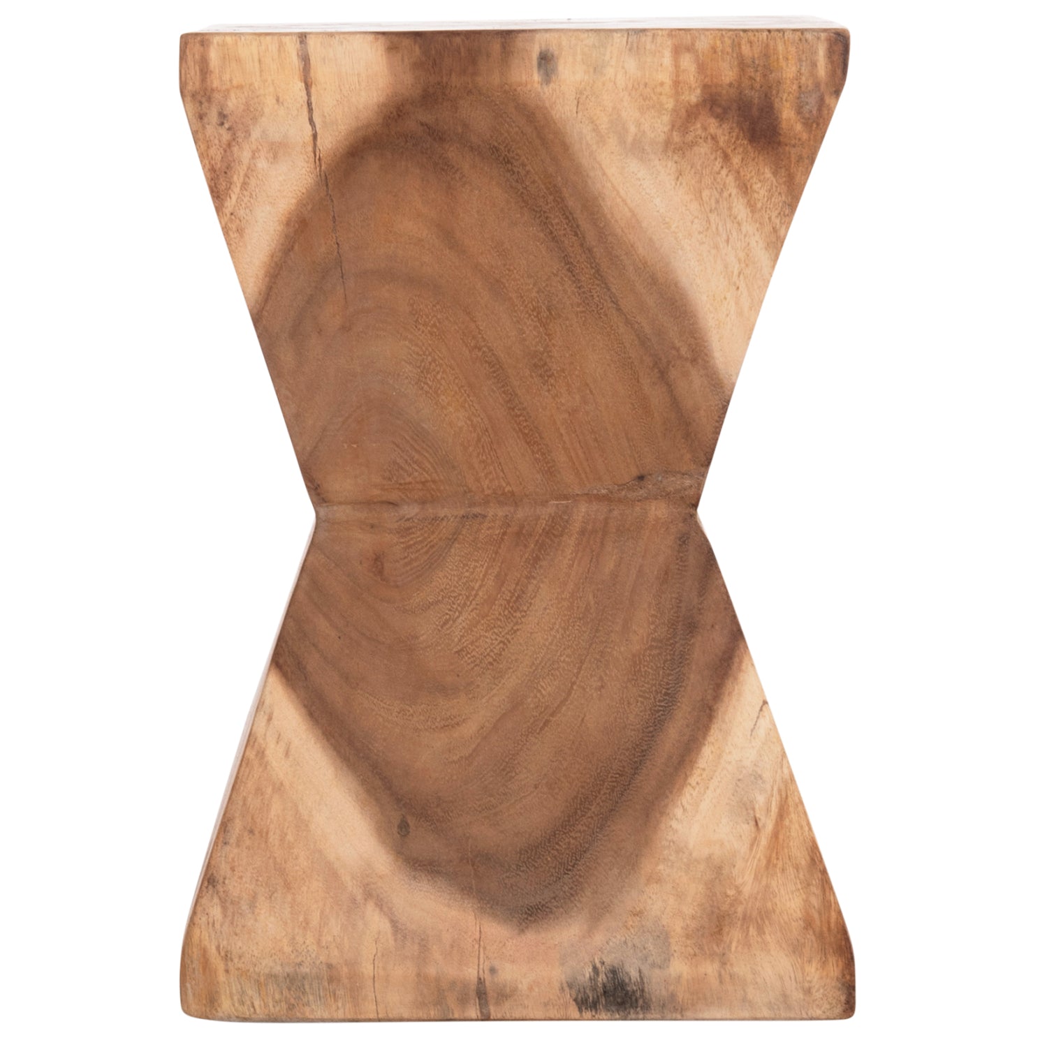 Помощна табуретка Аnvil от суарова дървесина в естествен цвят 31x31x45см