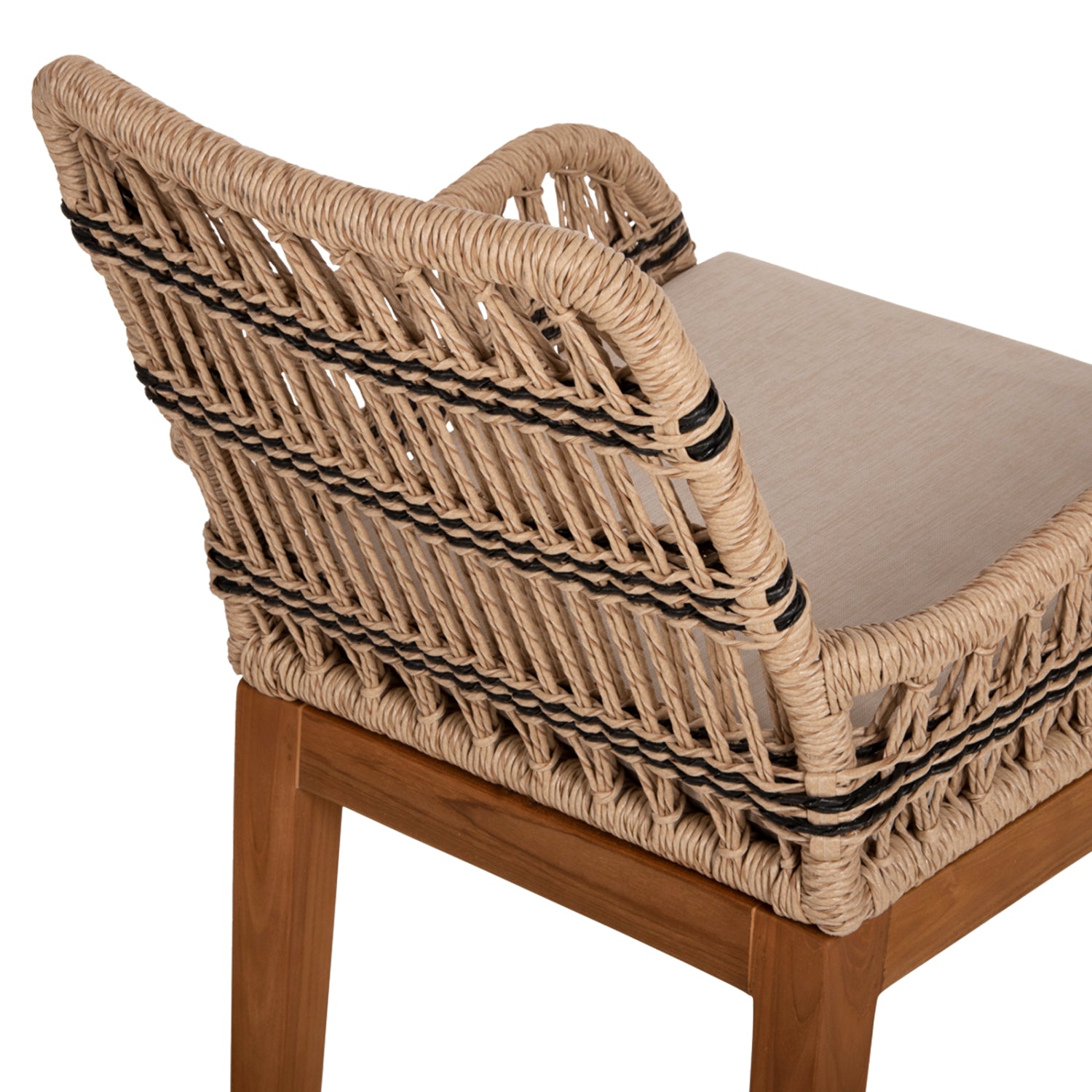 КреслоSTARDOM цвят натурал-черен  57x65x83