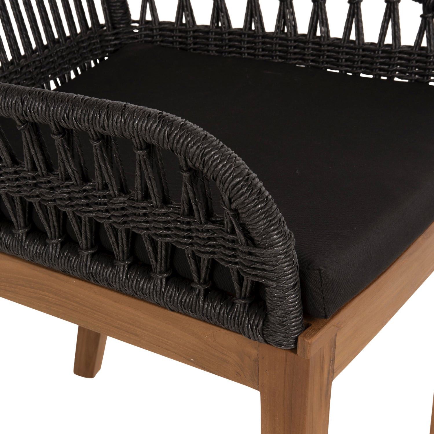 Кресло  цвят натурал-антрацит