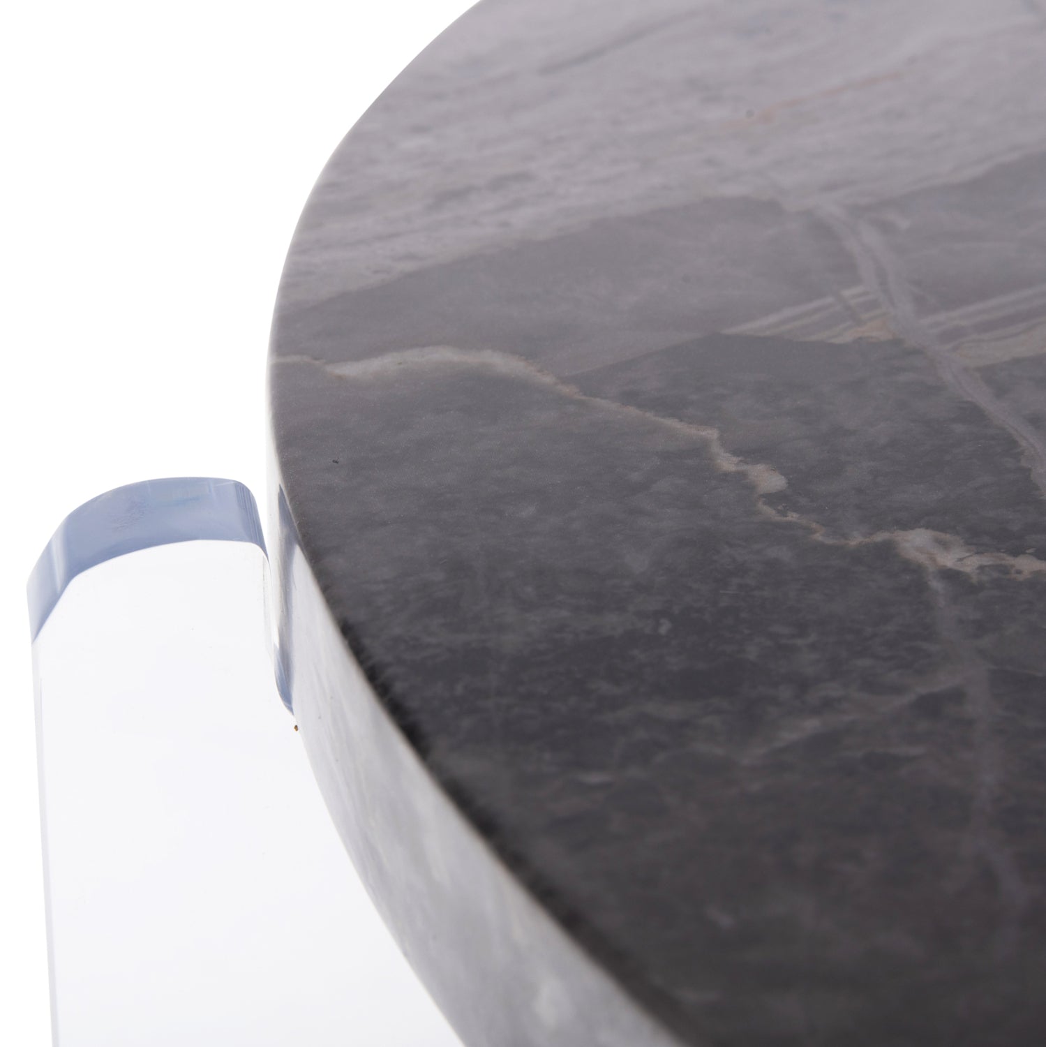 Холна маса  ACRYCON цвят сив мдф- акрил  Φ64x51см