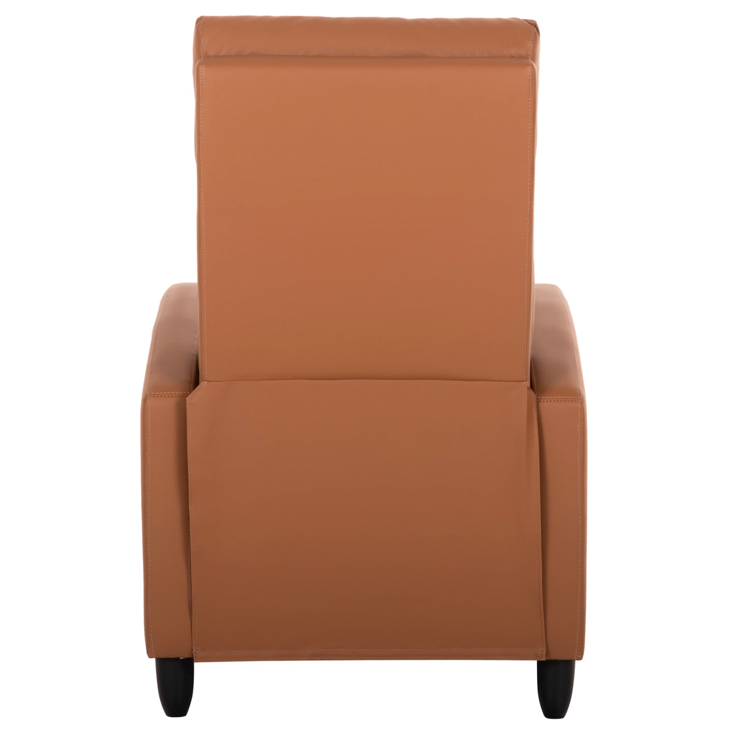 Релакс кресло Хабър еко кожа кафяв цвят 67,5x90x104