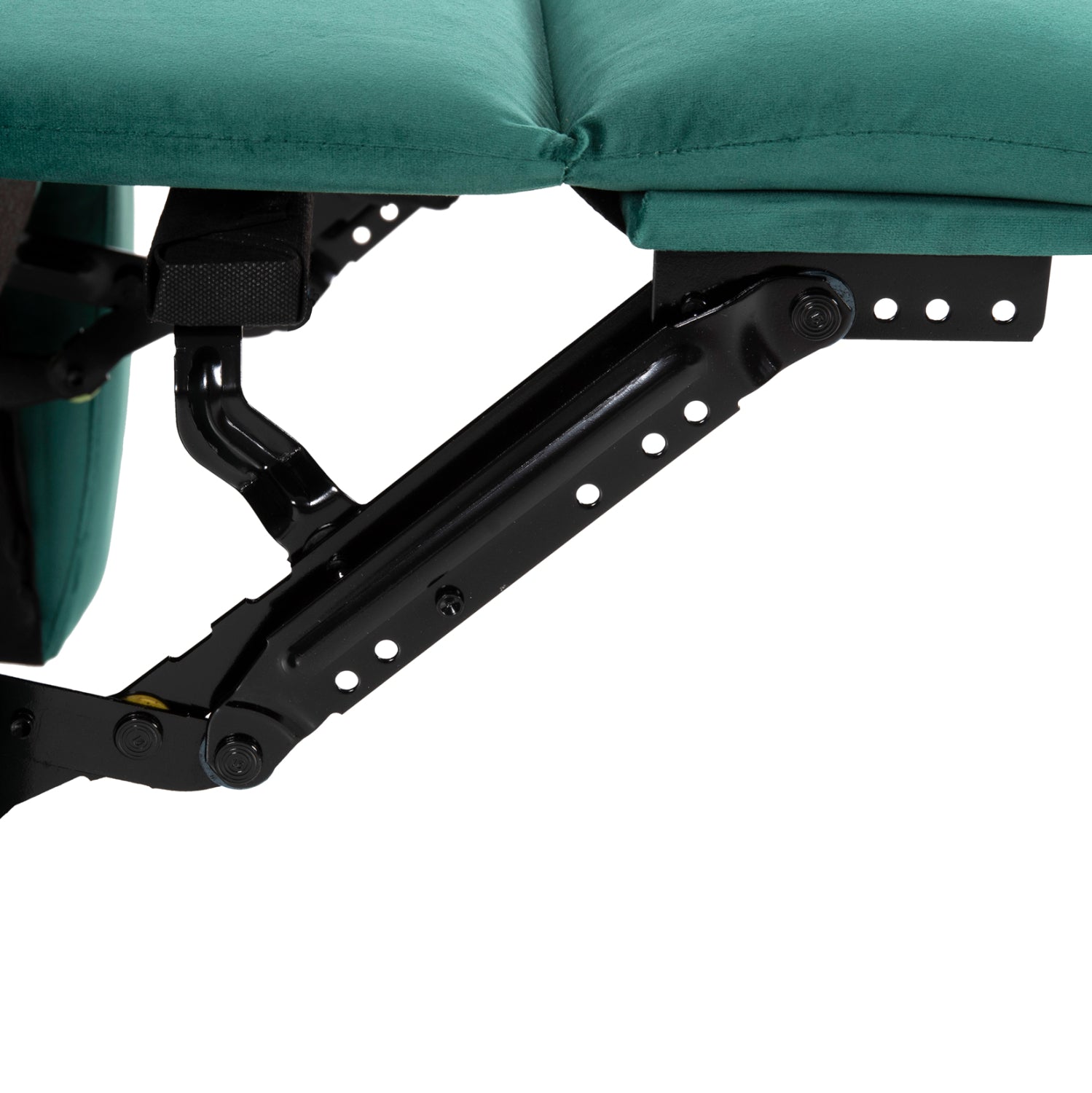 Релакс кресло Ясуму зелен цвят кадифе  80x93x100