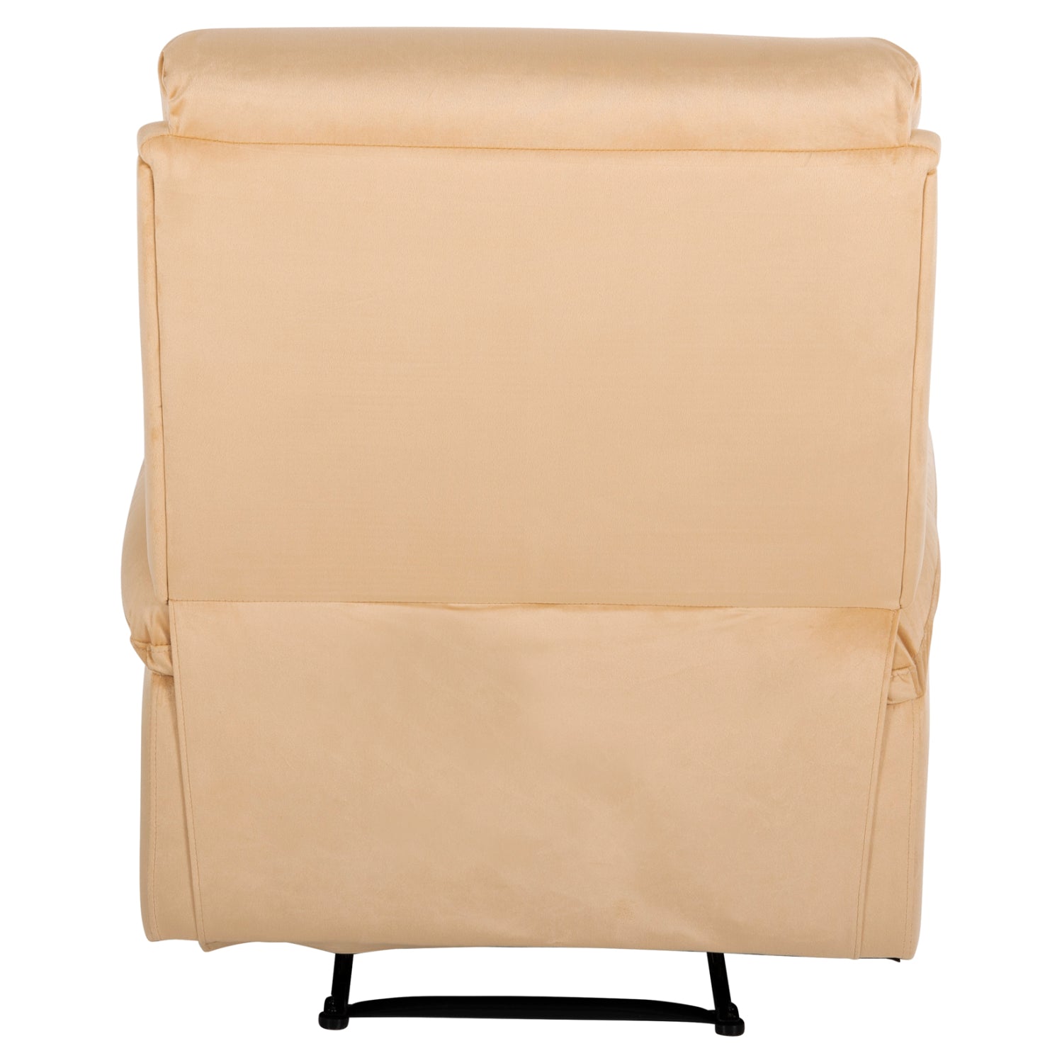 Масажно кресло Ясуму цвят екрю кадифе 80x93x100