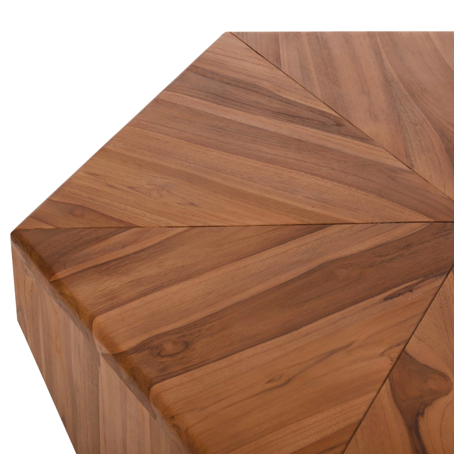 Холна маса HEXAGON естествено дърво 114x99x34см