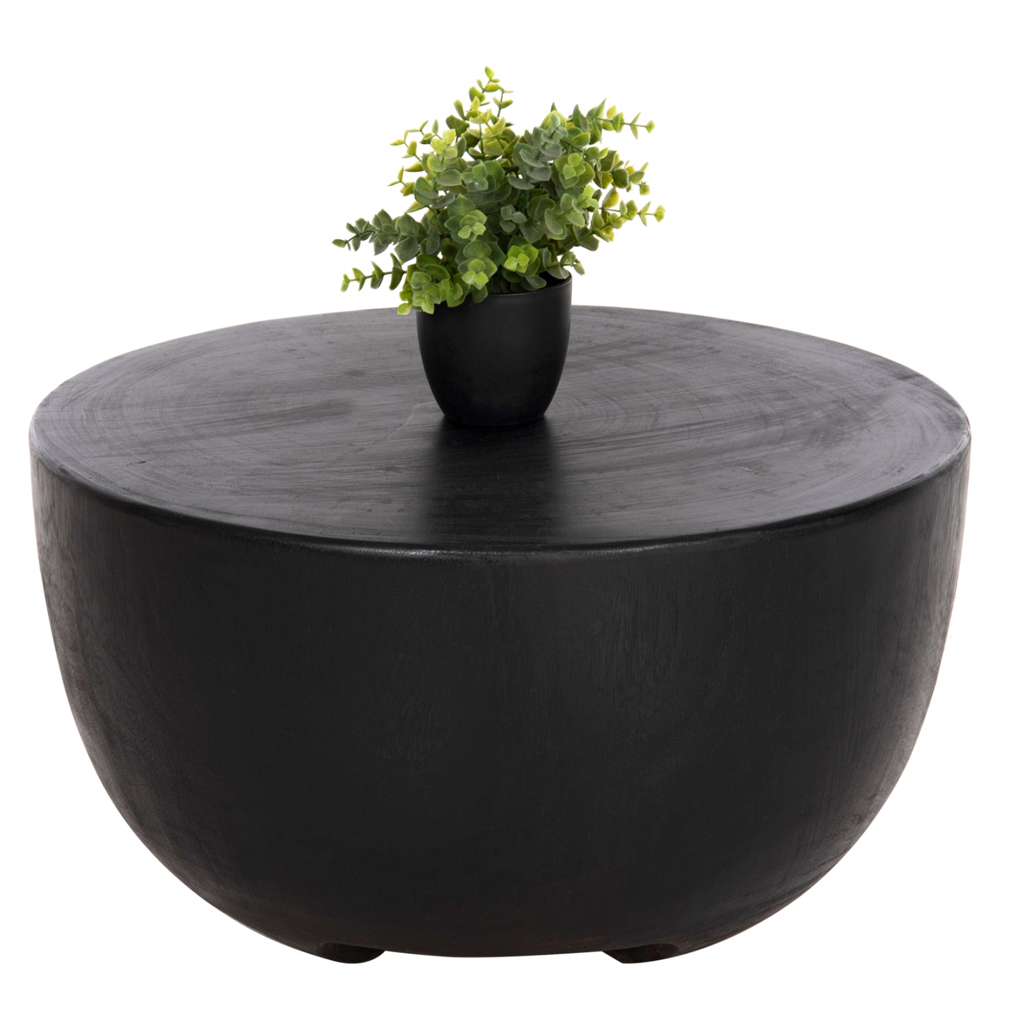 Помощна маса  POMPU  черен цвят  Φ58x34см