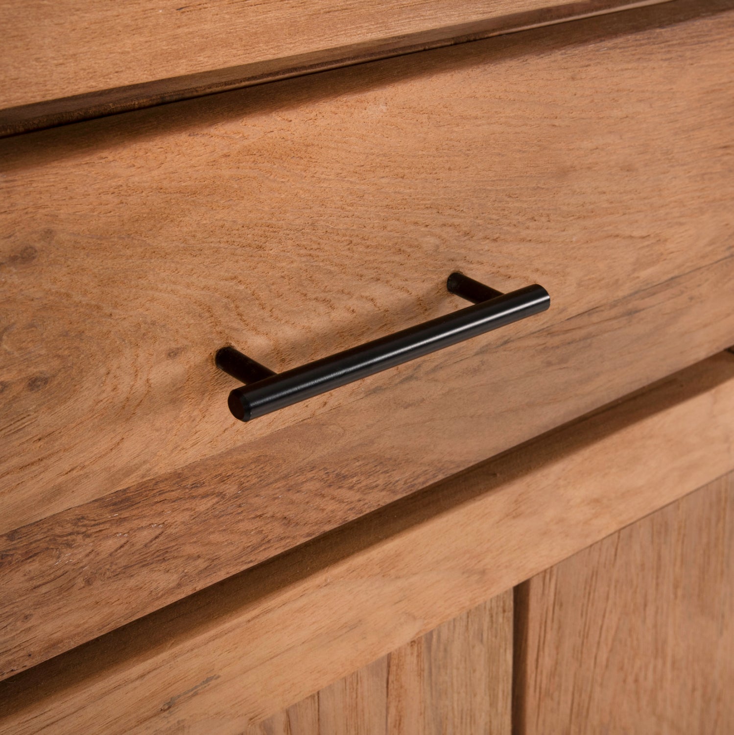 Бюфет рециклирано тиково дърво Grayson натурално 220x50x90см.