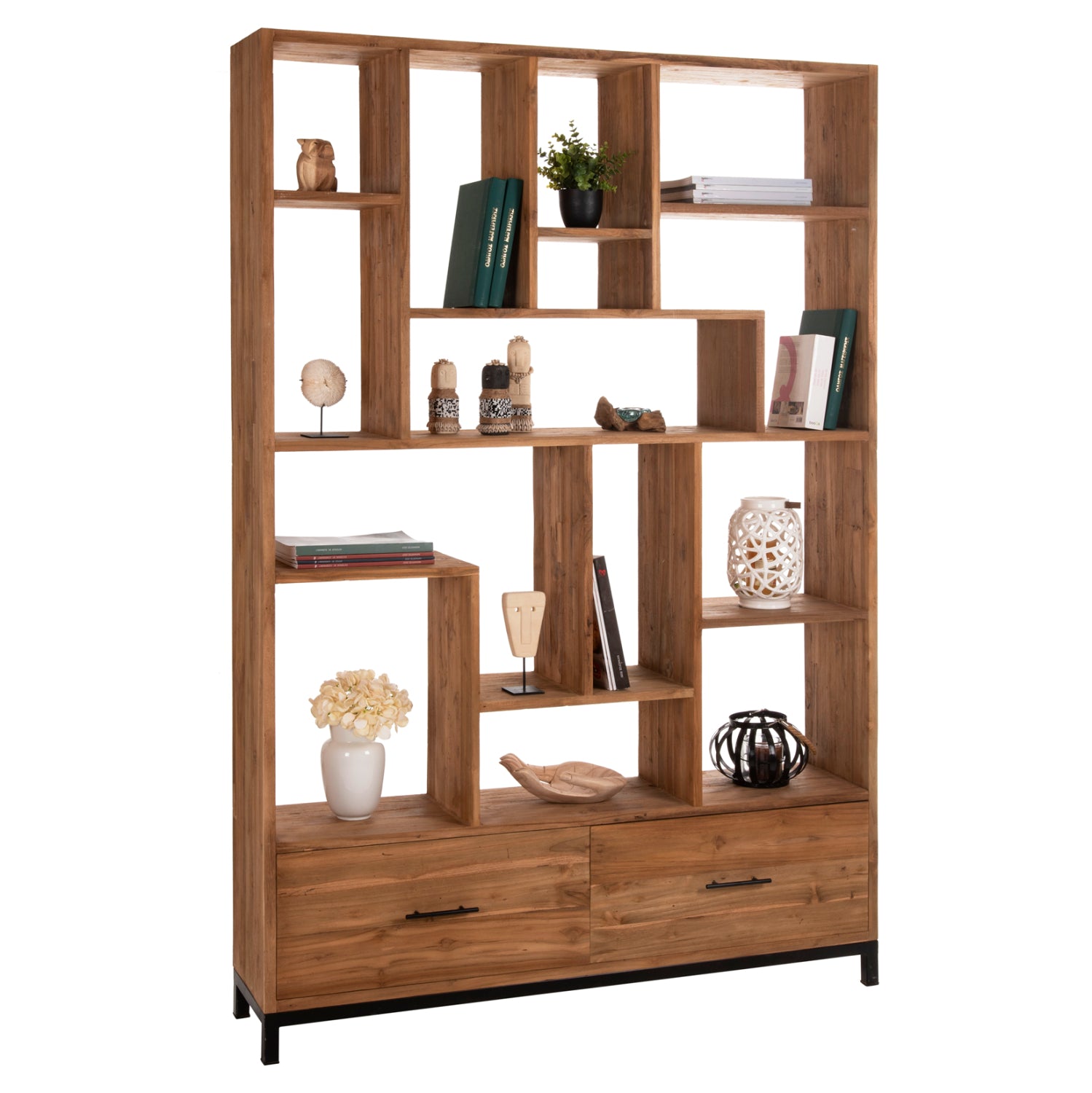 Етажерка Ромулус натурал 140x30x210,5