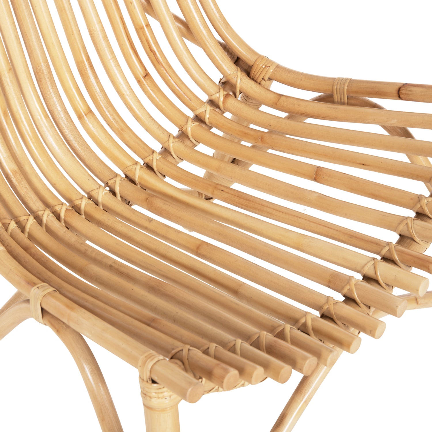 Стол  CELLION ратан естествен цвят 76x72x83см.