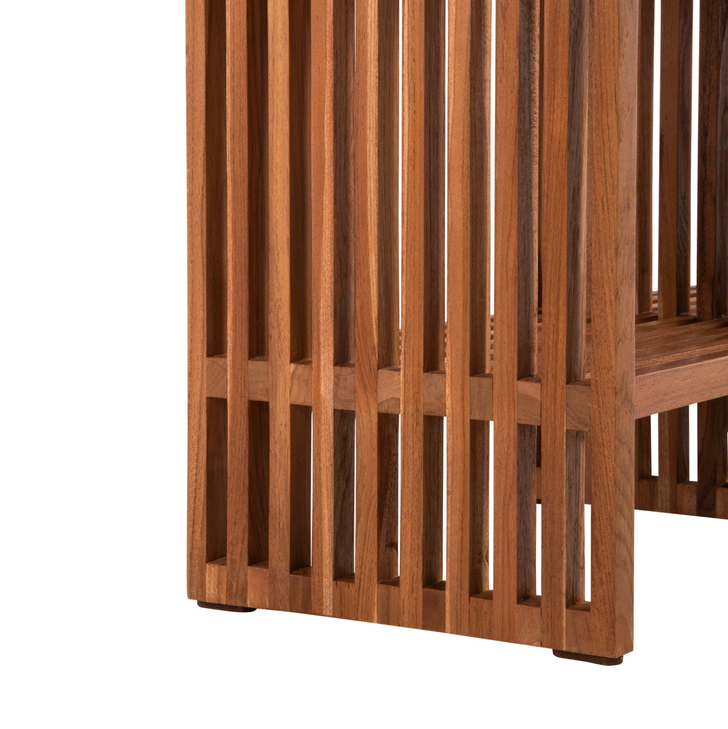 Конзола  NYA  масивно тиково дърво в естествен цвят 130x29,5x46см.