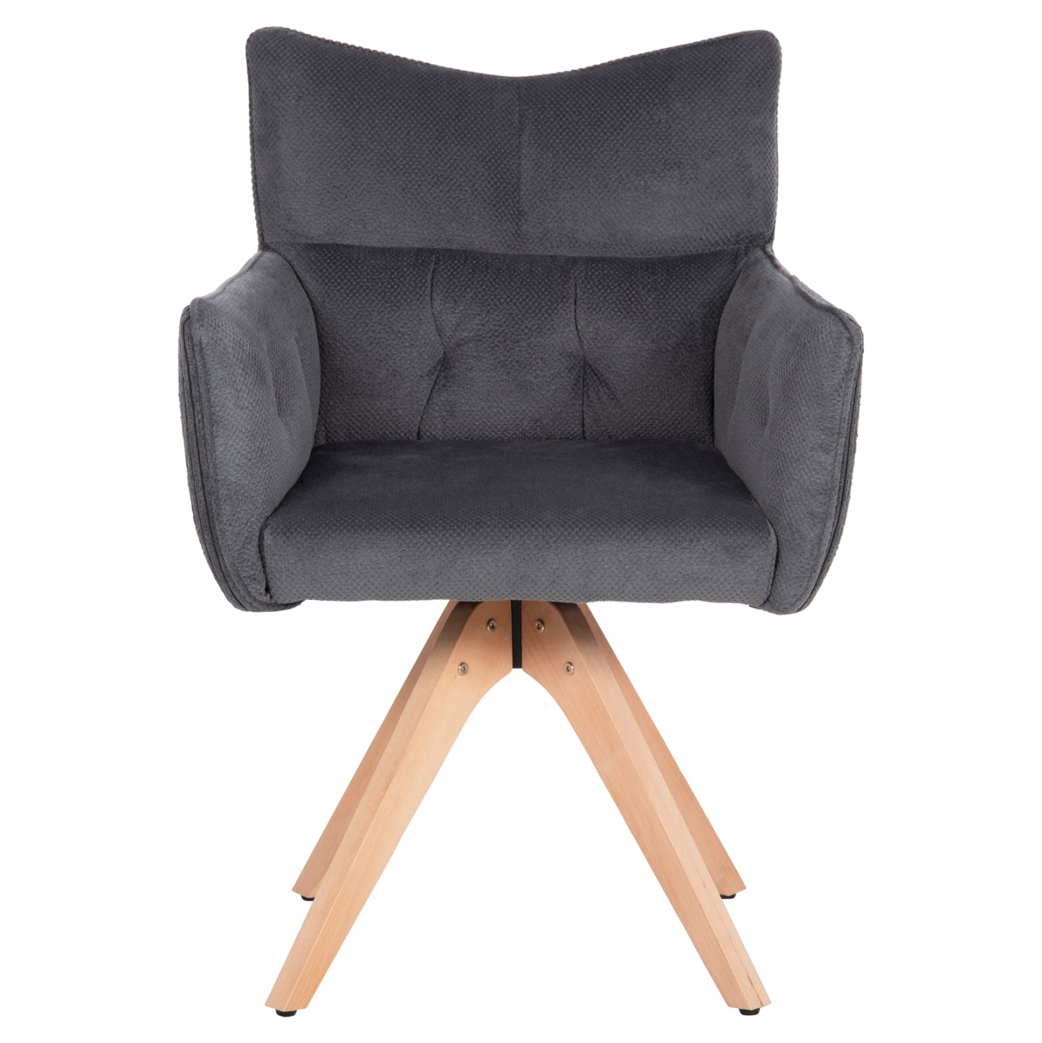 Кресло Уил сив цвят  61x57,5x91