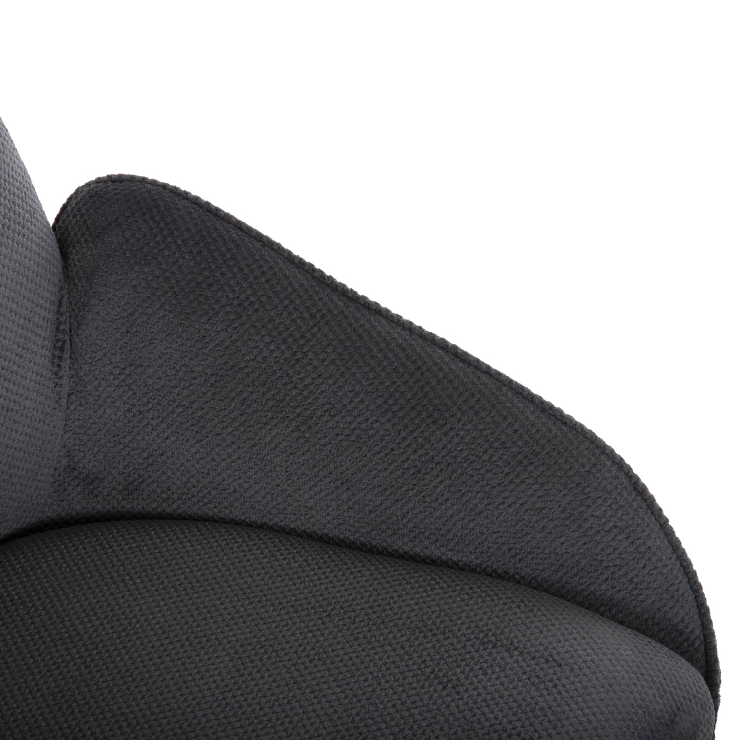 Кресло Шай сив цвят дамаска  61x63x93