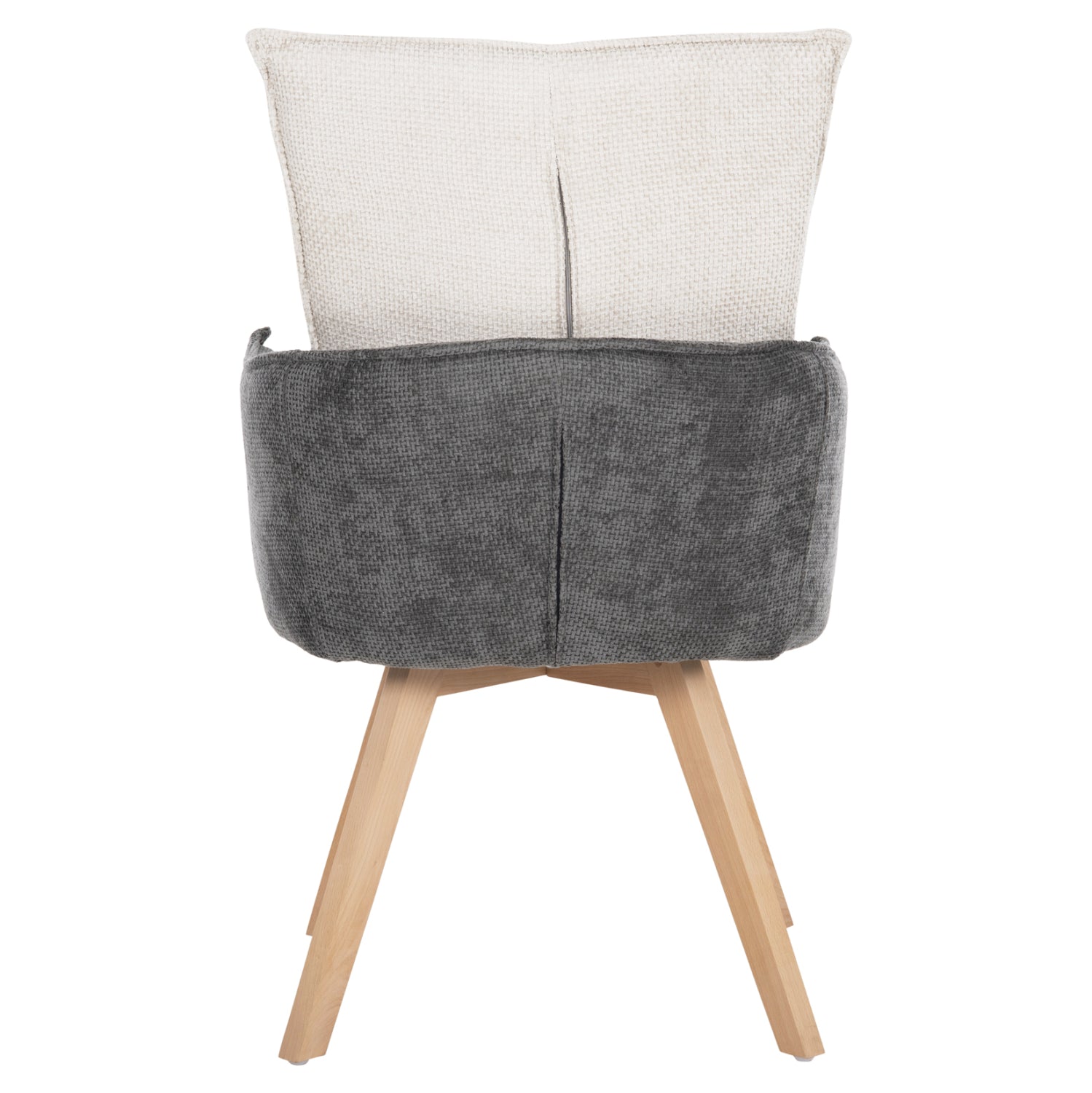 Кресло Рекс цвят бежов-сив 53x60x93