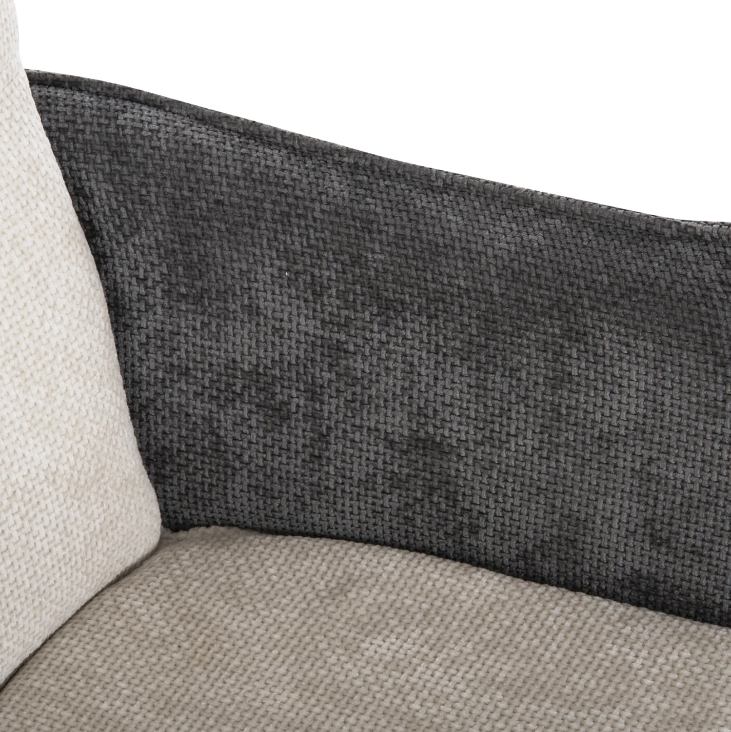 Кресло Рекс цвят бежов-сив 53x60x93