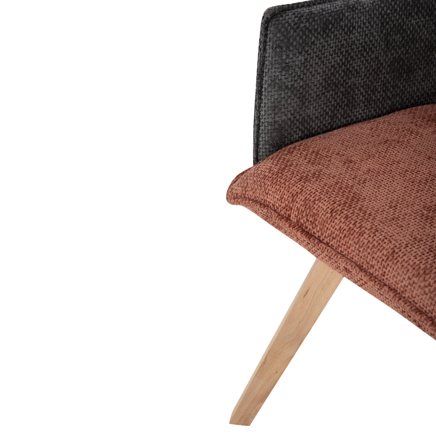 Кресло Рекс цвят керемиден-сив 53x60x93