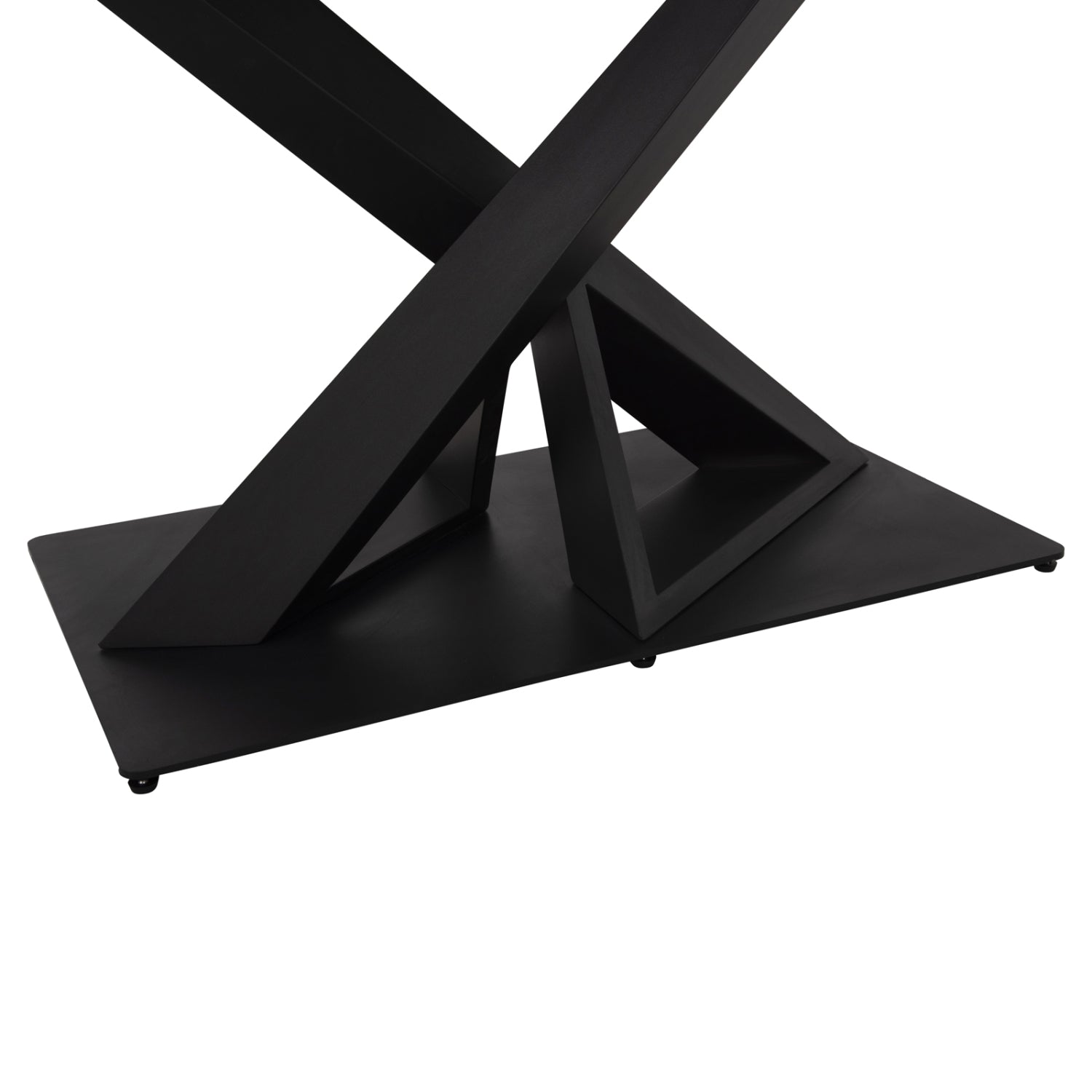 ТРАПЕЗНА МАСА РУБИ КЕРАМИЧЕН ПЛОТ ЧЕРЕН МРАМОР-МЕТАЛНА ОСНОВА 180x90x77КГ