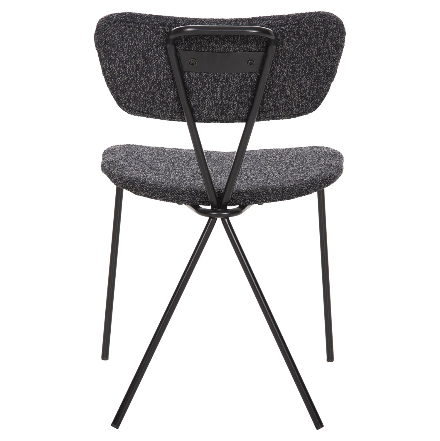 Стол  DORY цвят тъмно сив-черен