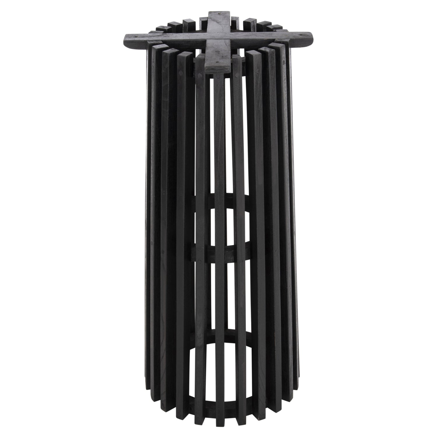 Бар основа за маса Франц Φ40x90 -черен цвят