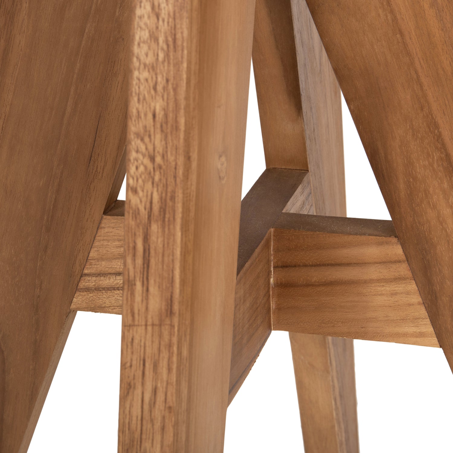 Маса Лео 60х60 -натурал тиково дърво