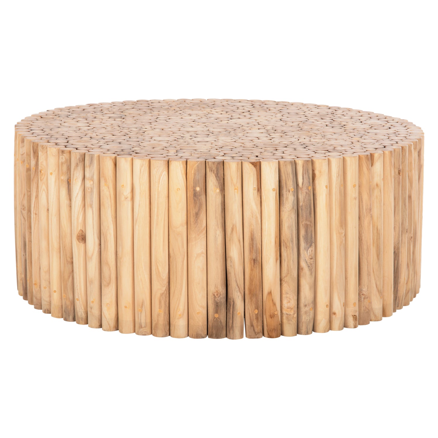Холна маса COOTER естествен цвят Φ100x40см