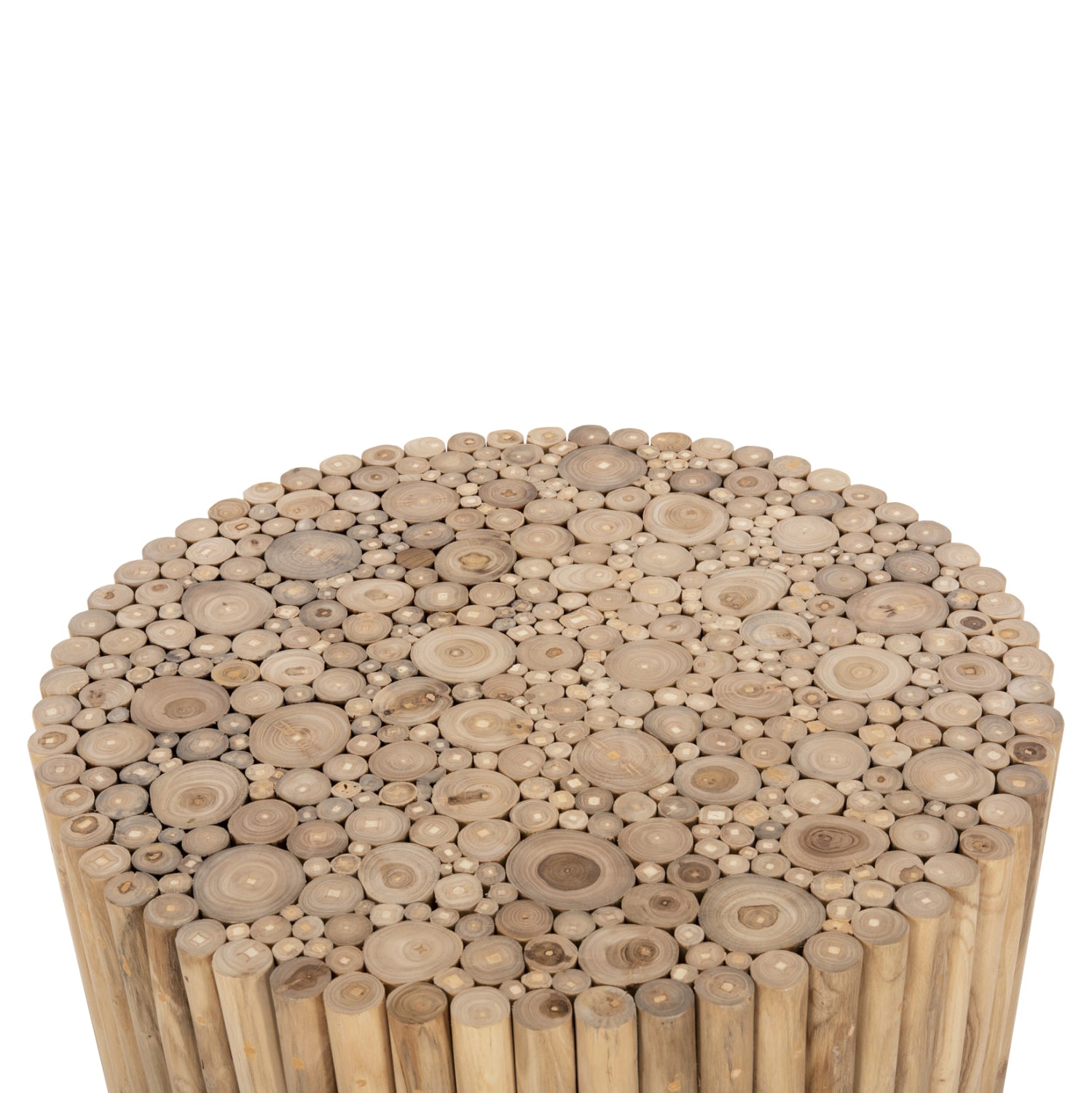 Холна маса COOTER естествен цвят Φ80x50см