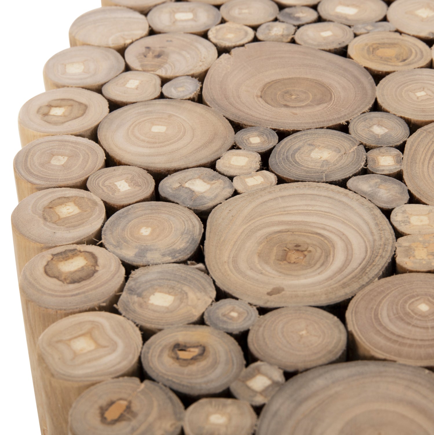 Холна маса COOTER естествен цвят Φ80x50см