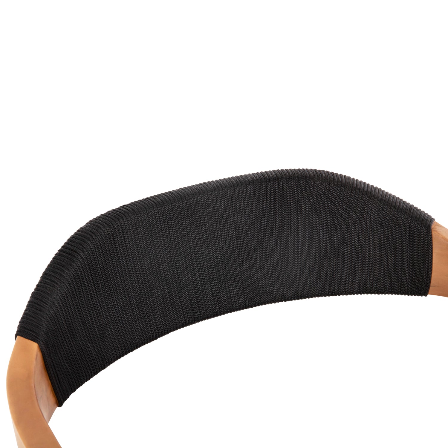 Кресло Римини цвят натурал тиково дърво-черен  60x61x76