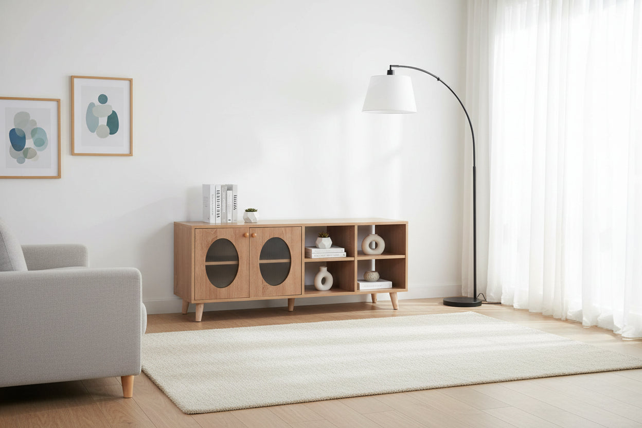 Тв шкаф RILLION цвят сонама 120x40x50cm