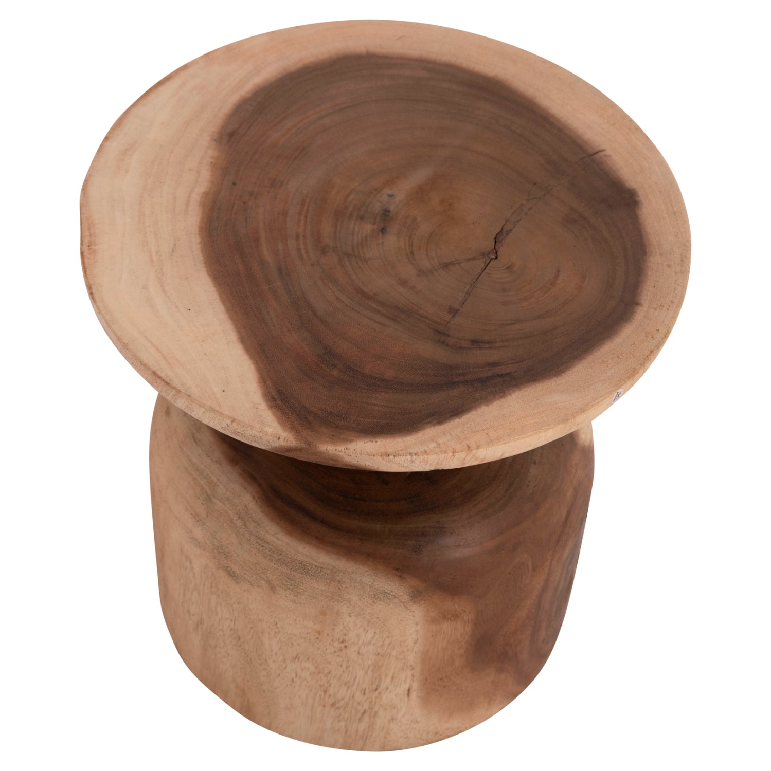 Масичка PUMBE Φ40x40см естествен цвят