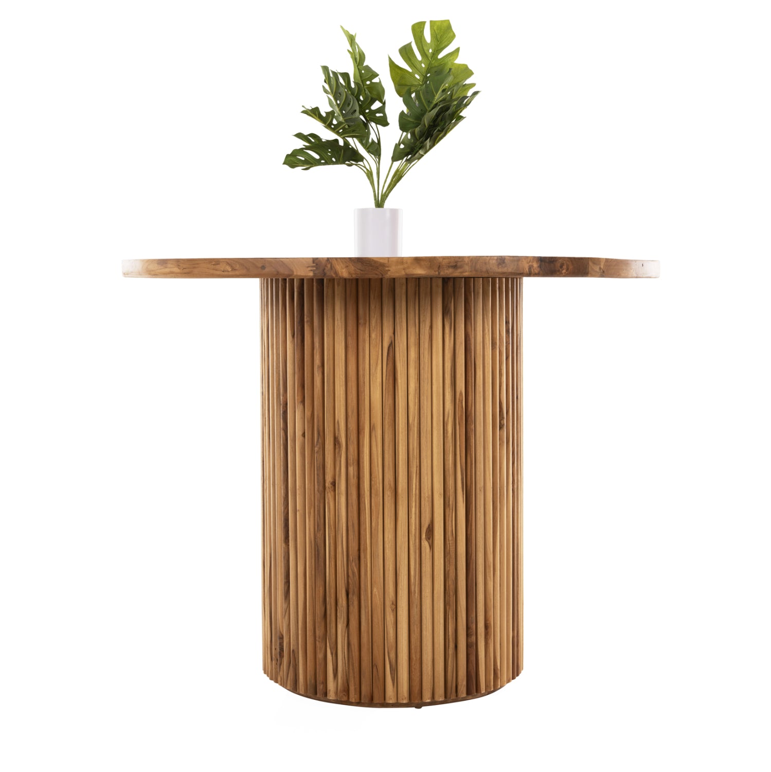 Маса DREMA1   Φ100X80 естествен цвят