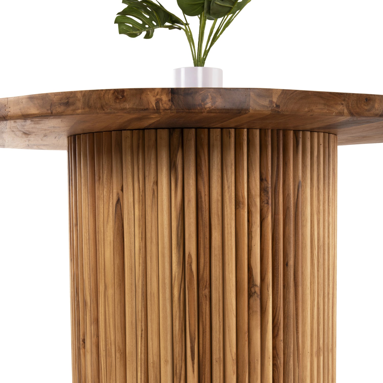 Маса DREMA1   Φ100X80 естествен цвят