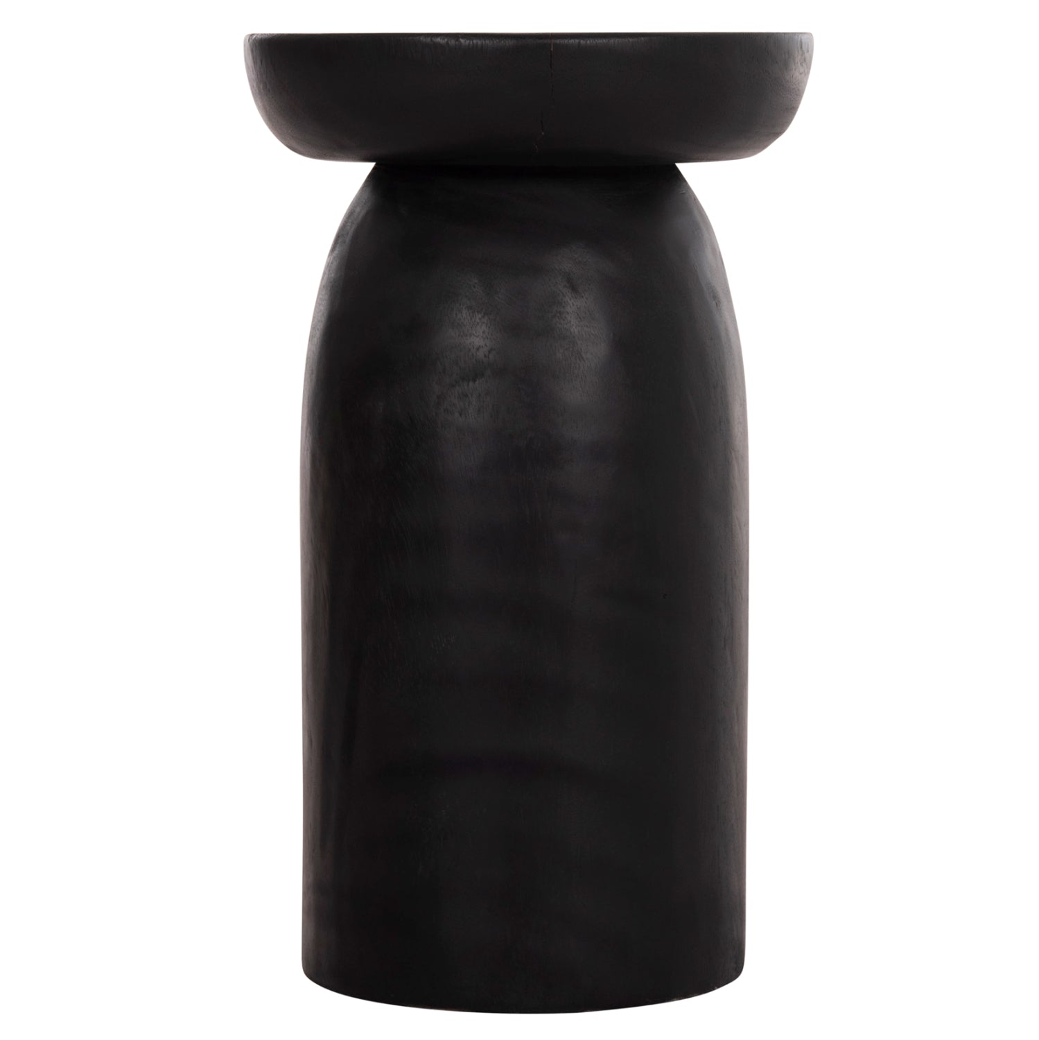 Странична маса  LOKI черен цвят Φ30x50см