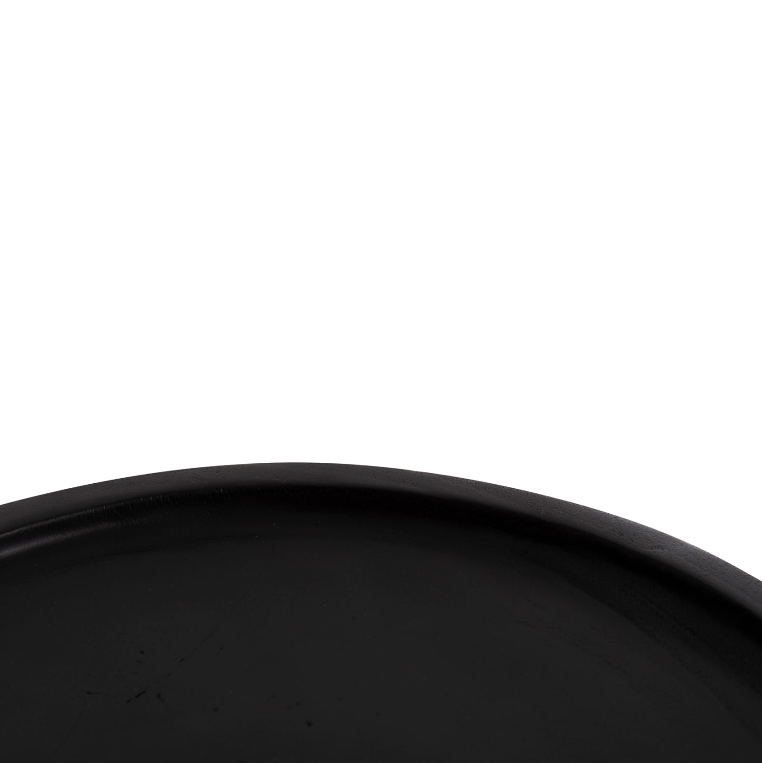 Странична маса  LOKI черен цвят Φ30x50см