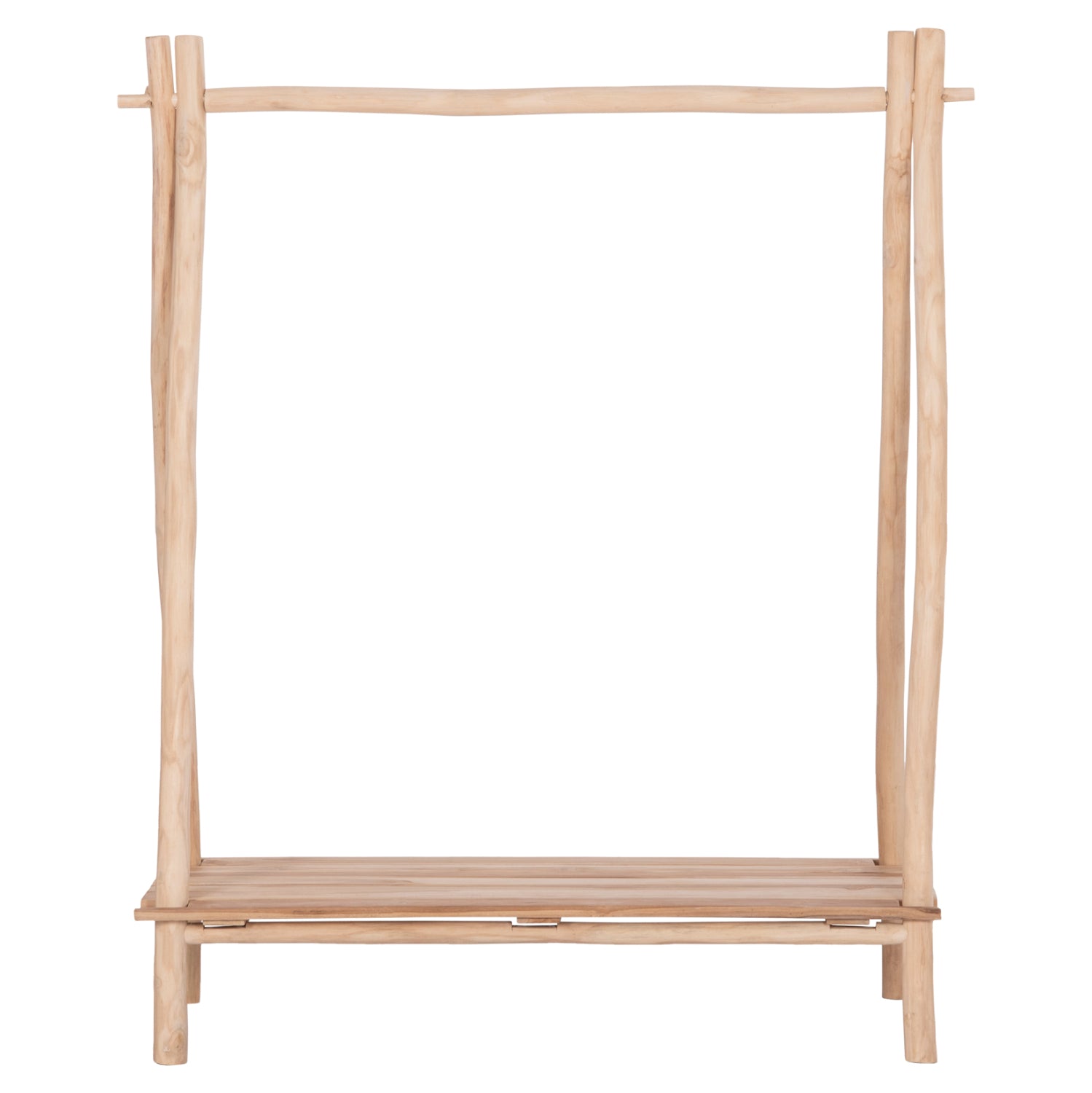 Закачалка PERL натурал тиково дърво 130,5x53x130