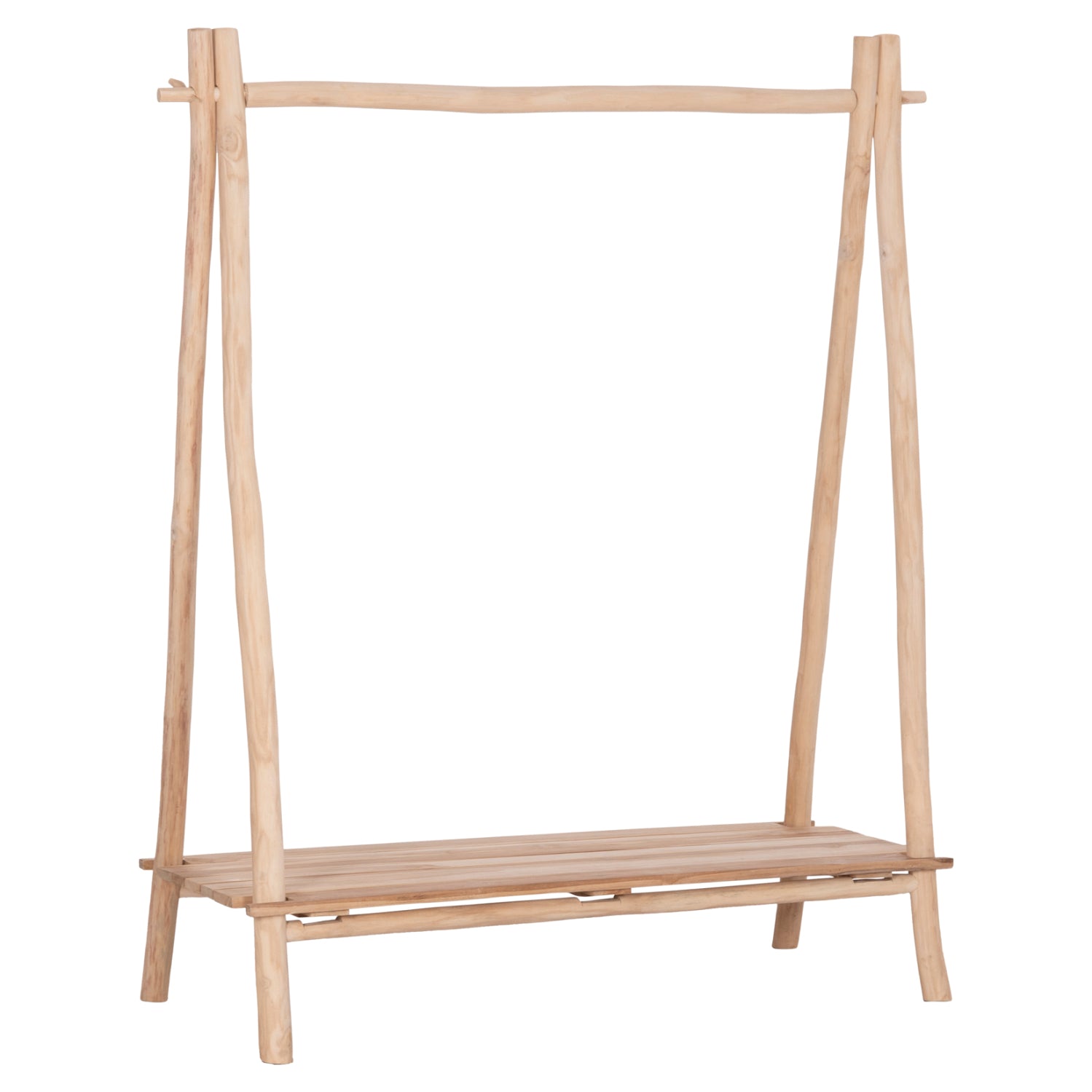 Закачалка PERL натурал тиково дърво 130,5x53x130