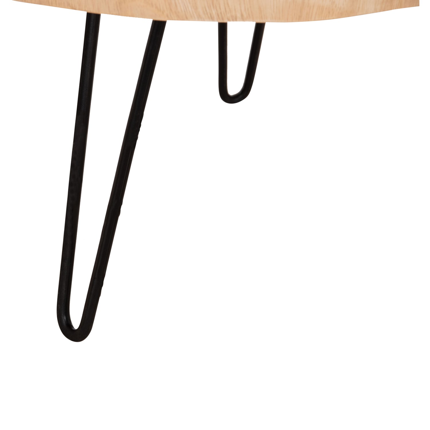 Холна маса SERVON естествено дърво суар-метал крака черни 76х67х44см.