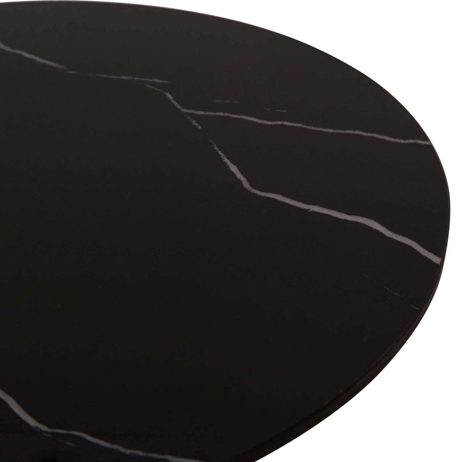 Комплект холни масички 2бр  DIEN метална основа/керамичен плот  Φ56 &amp; Φ43 см.