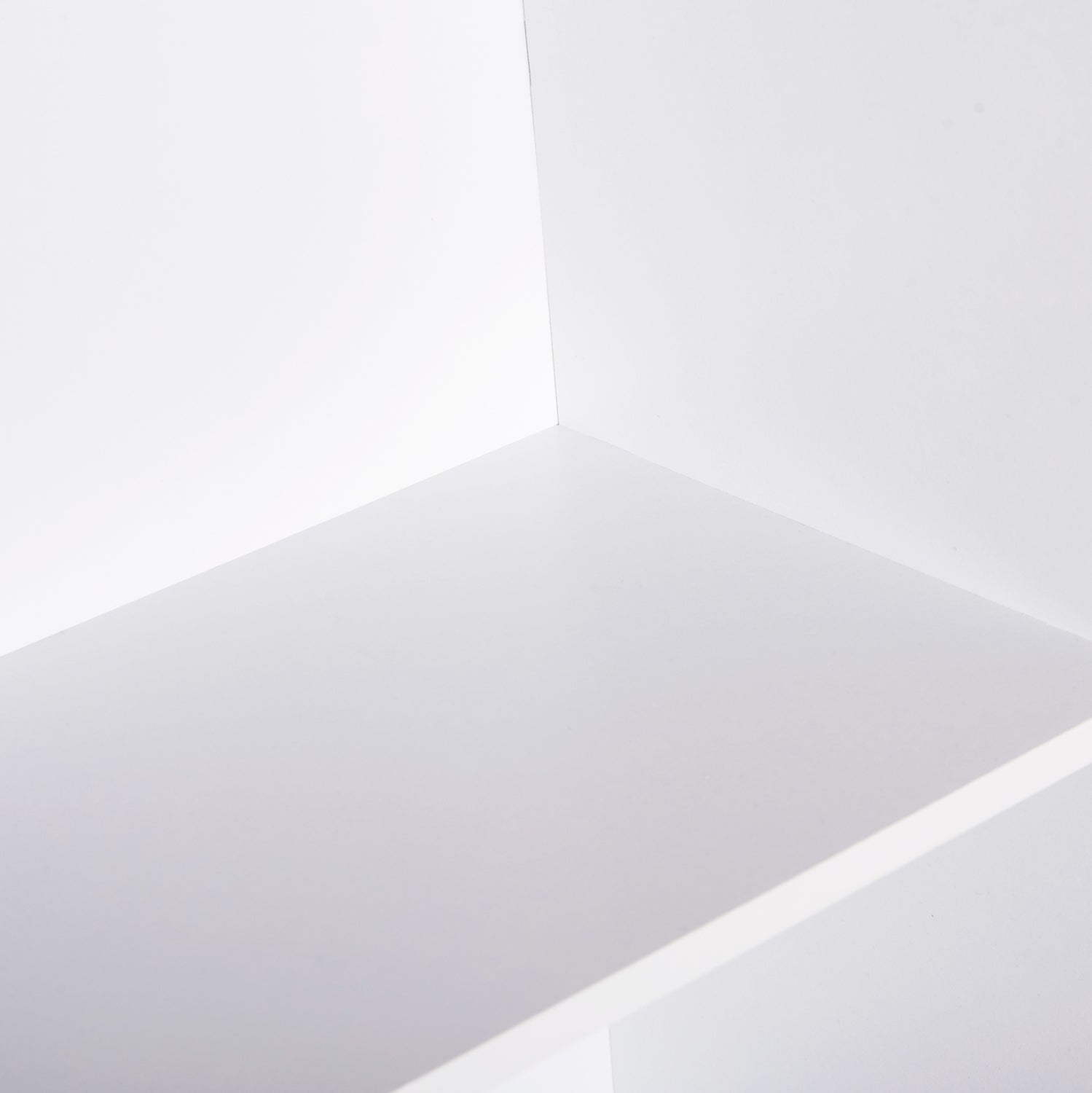 Стенен рафт cubicon, бял меламин, 38,5x23,5x80 см